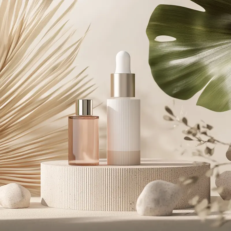 Packshot cosmétique fond studio